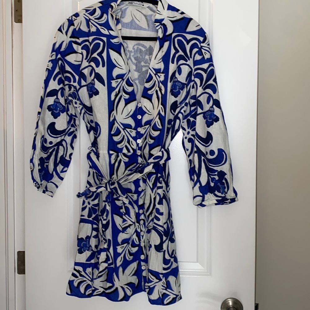 Zara linen dress